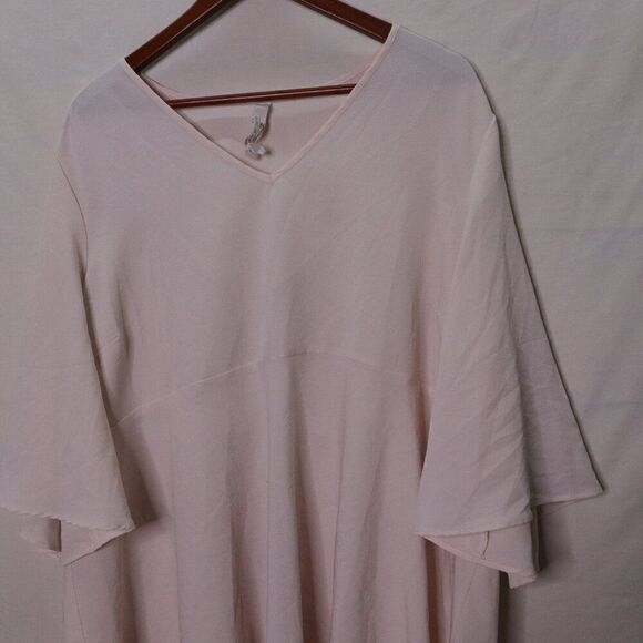 Melissa McCarthy Seven7 | Flutter Sleeve Loose Fit Tunic Top 2X - Picture 3 of 7